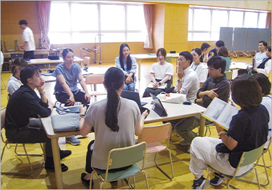 教員同士が話し合う機会