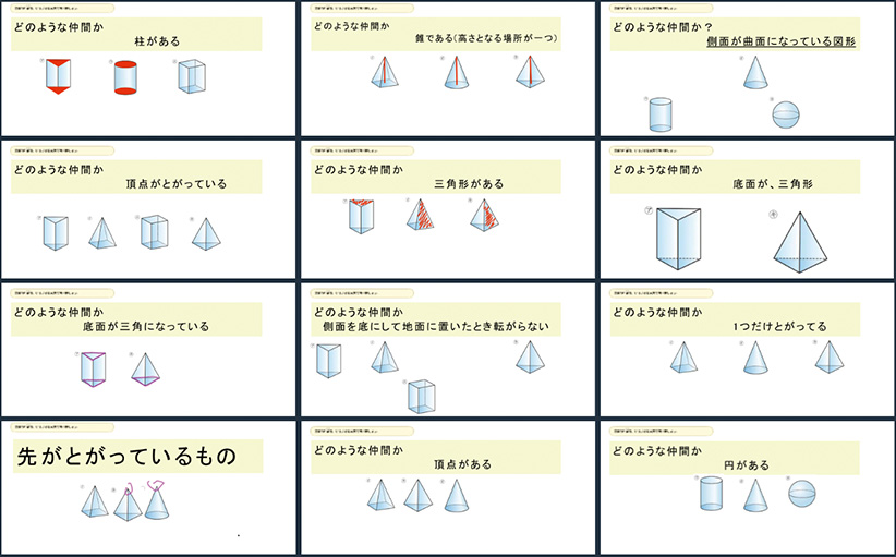 気づきを[発表ノート]の座標軸で分類・整理