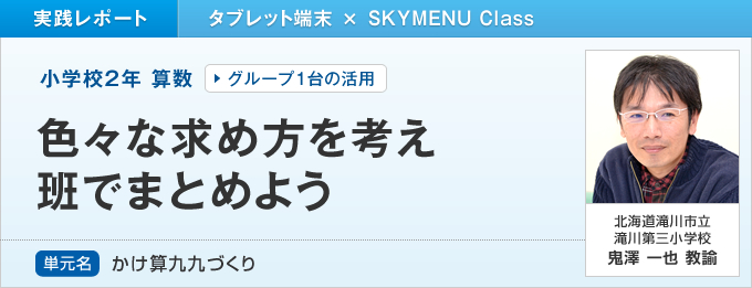 色々な求め方を考え班でまとめよう